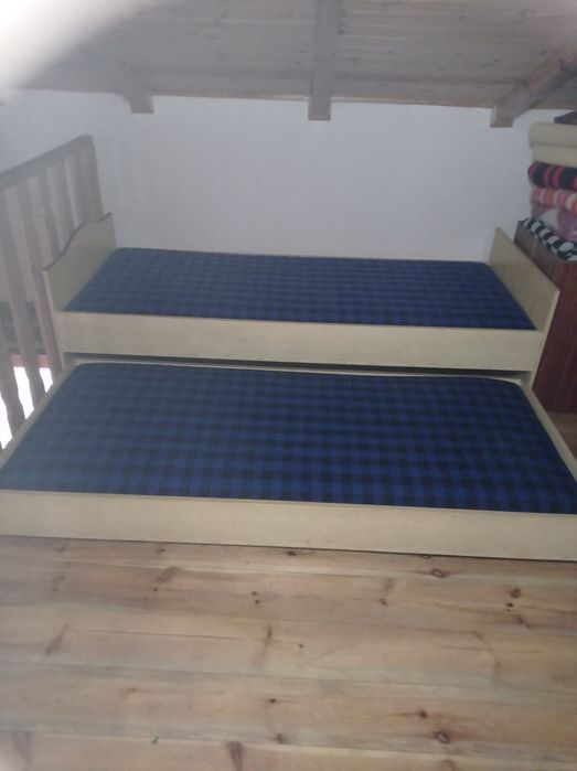 Łóżko rozkładane podwójne