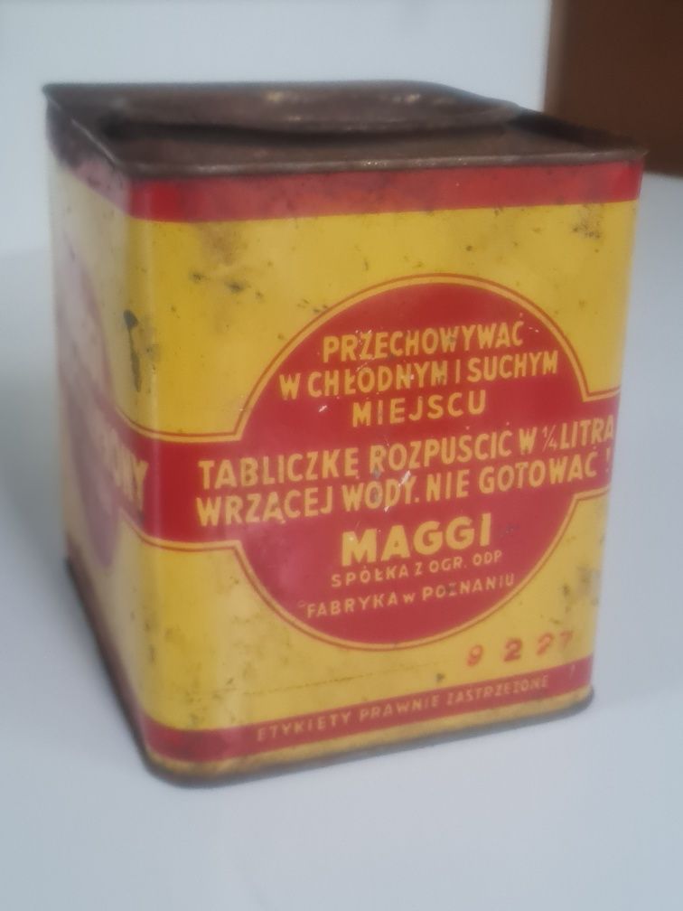 Puszka Maggi z lat 1930 Unikat