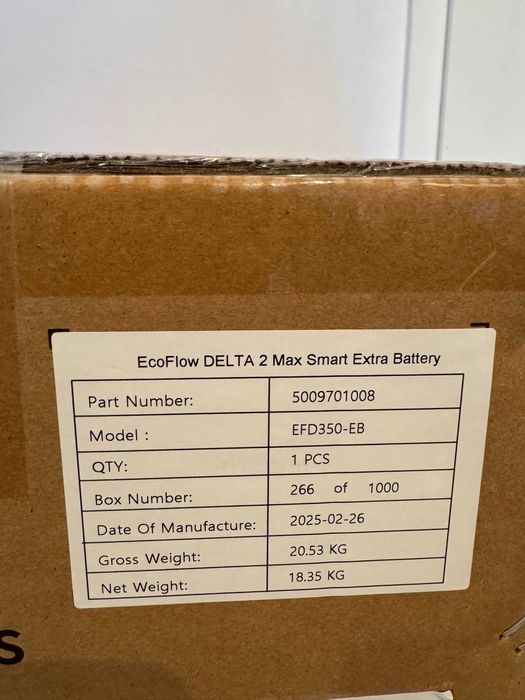 Додаткова батарея EcoFlow Delta 2 Max НОВІ Німеччина