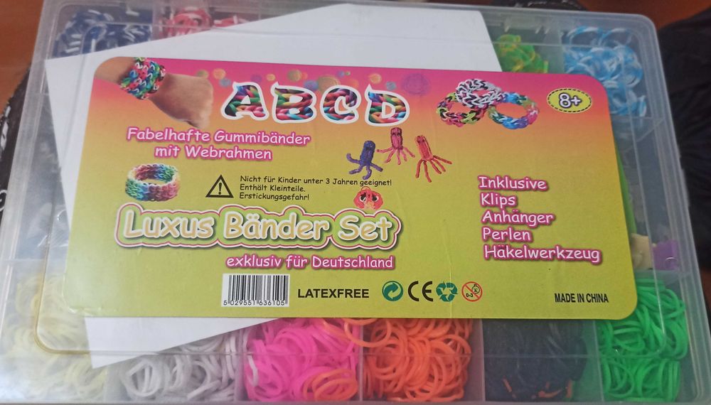 Набор Резинок Для Зав'язування Браслетів  30 Х 15.5х 4 См