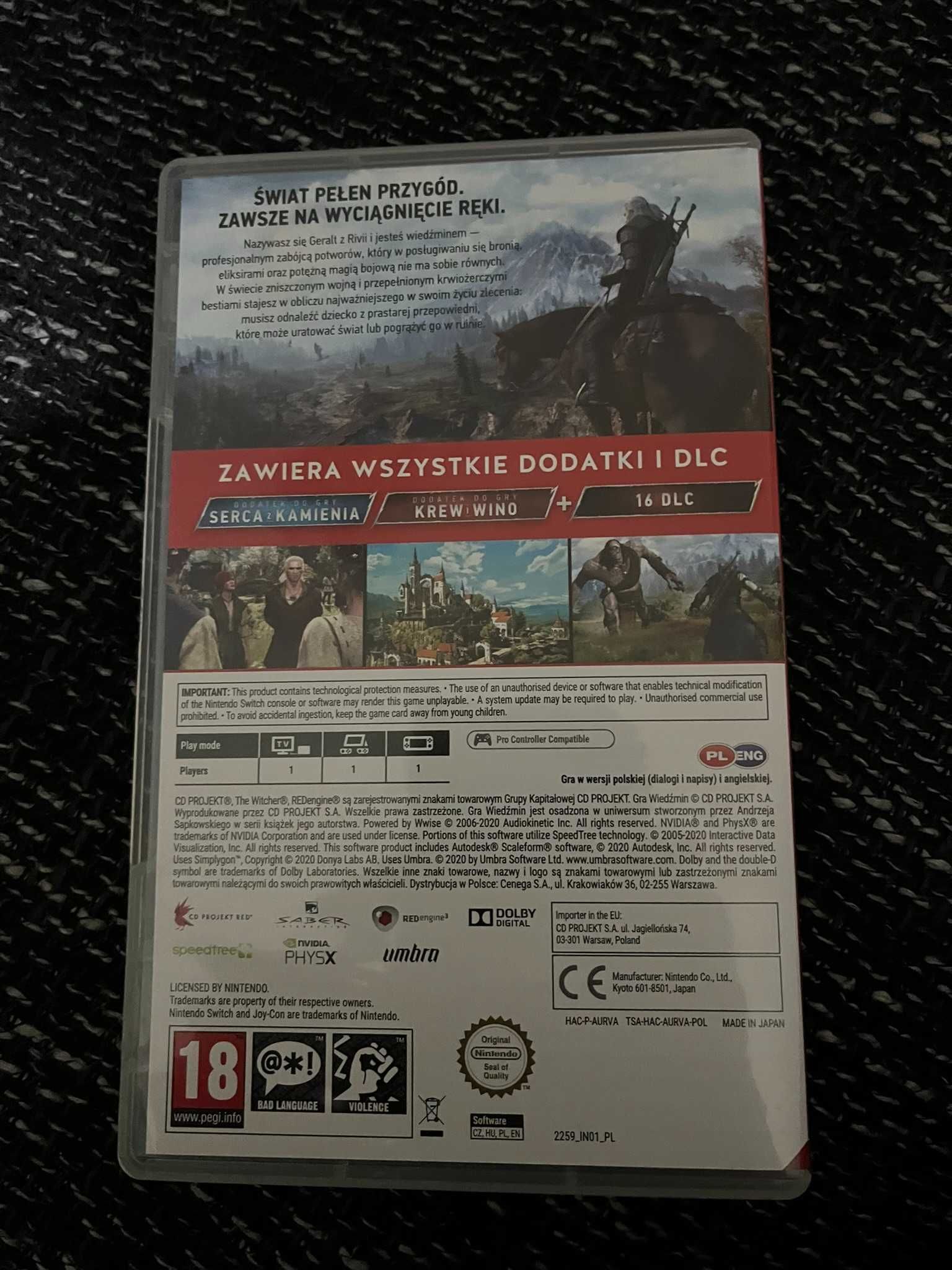 Wiedźmin 3 Edycja Kompletna (switch)