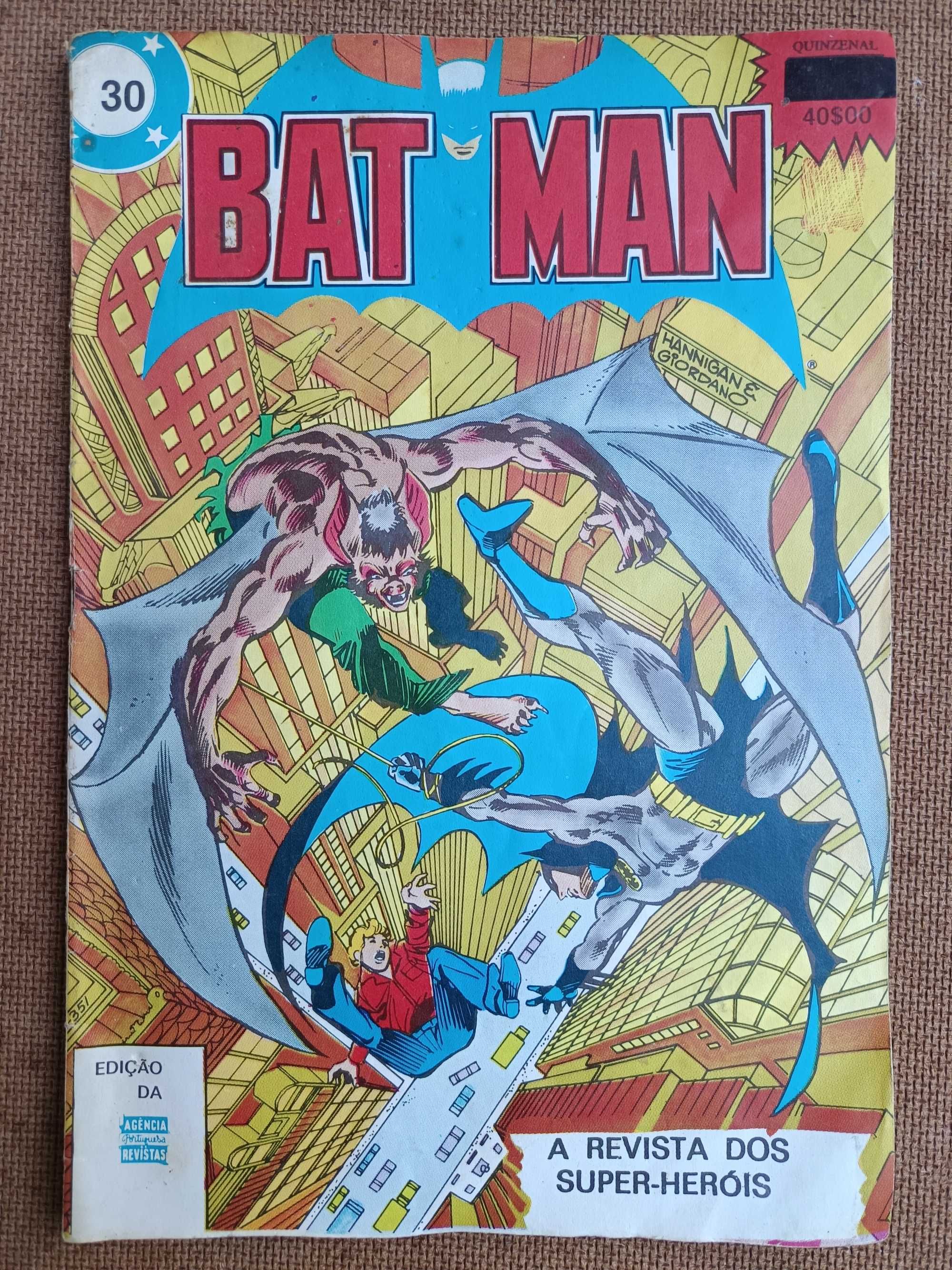 Revista de B.D. "Bat Man" Dezembro de 1984