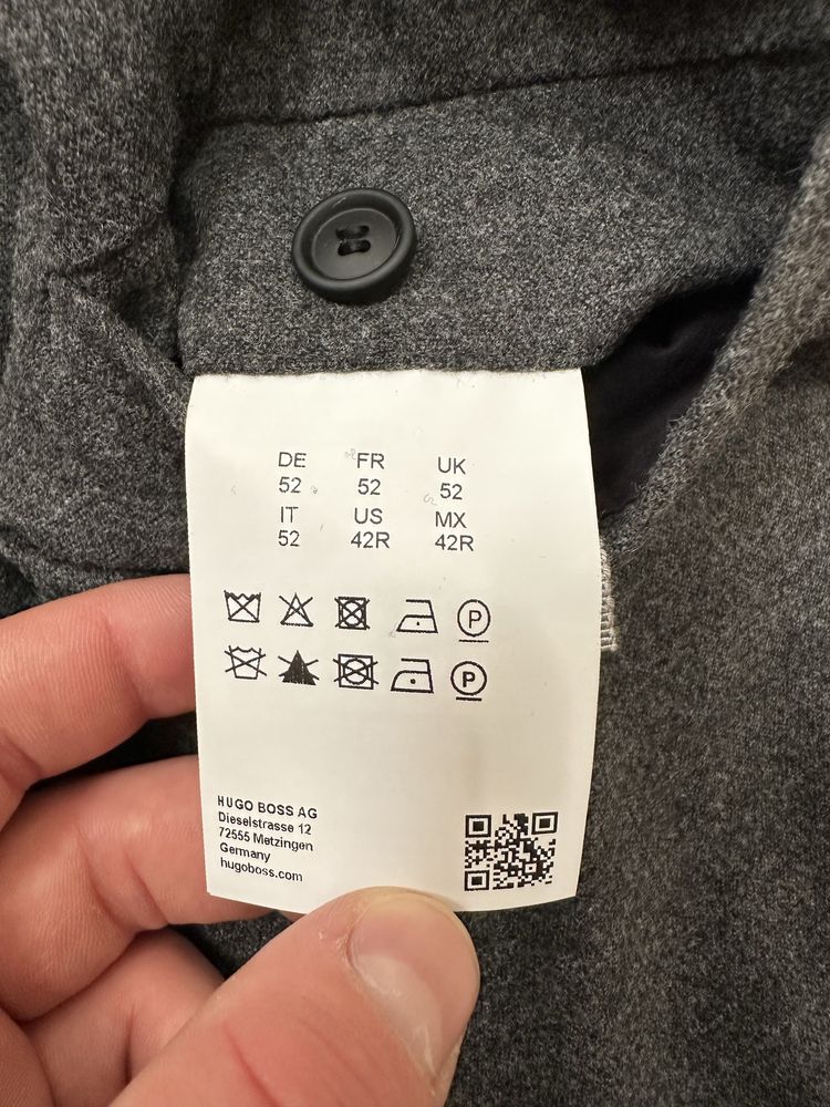 Костюм бомбер штаны hugo boss из шерсти