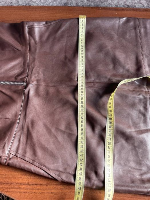 Сарафан еко шкіра, шоколад, коричневий