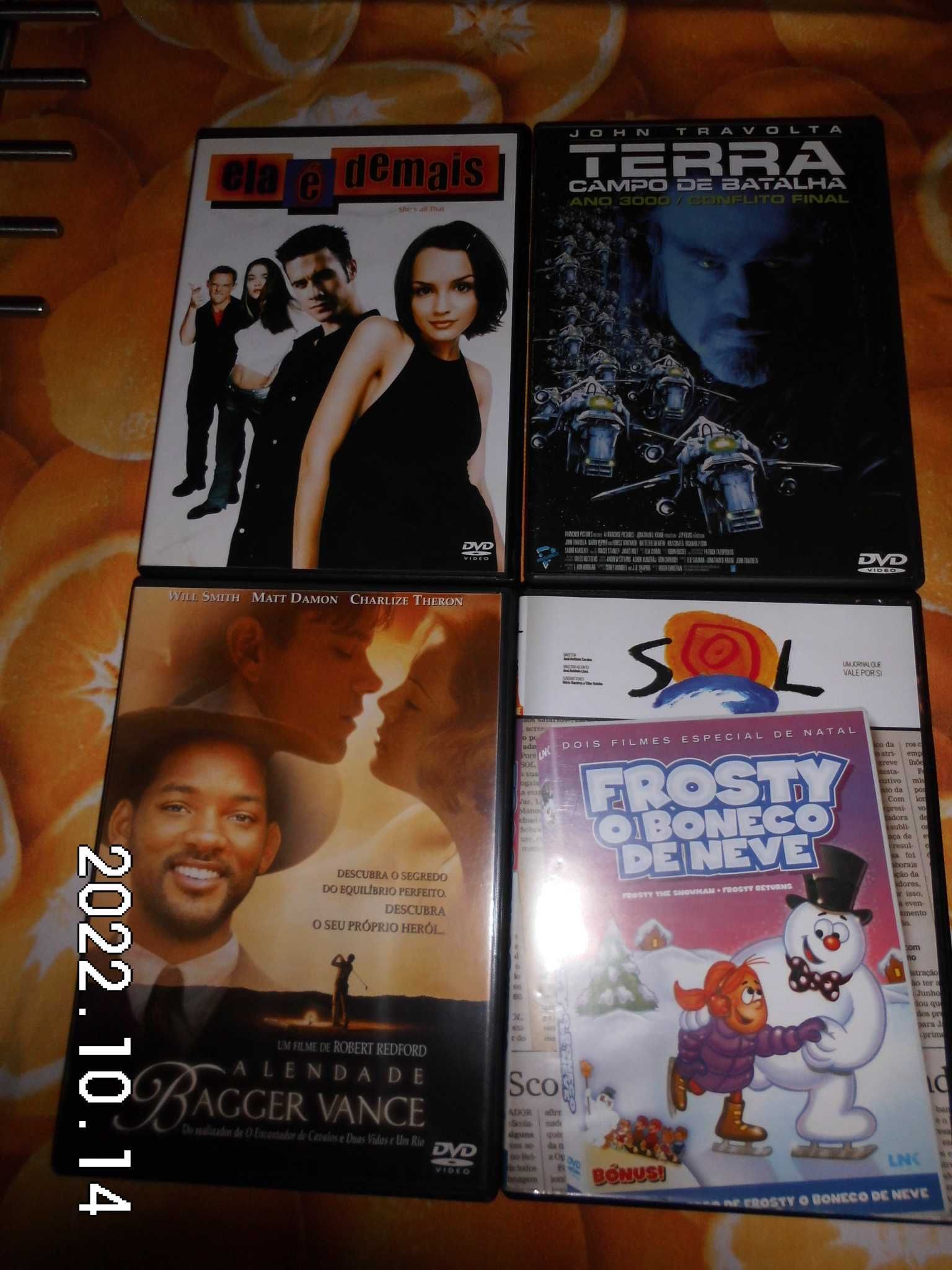 DVDS vários - filmes e música