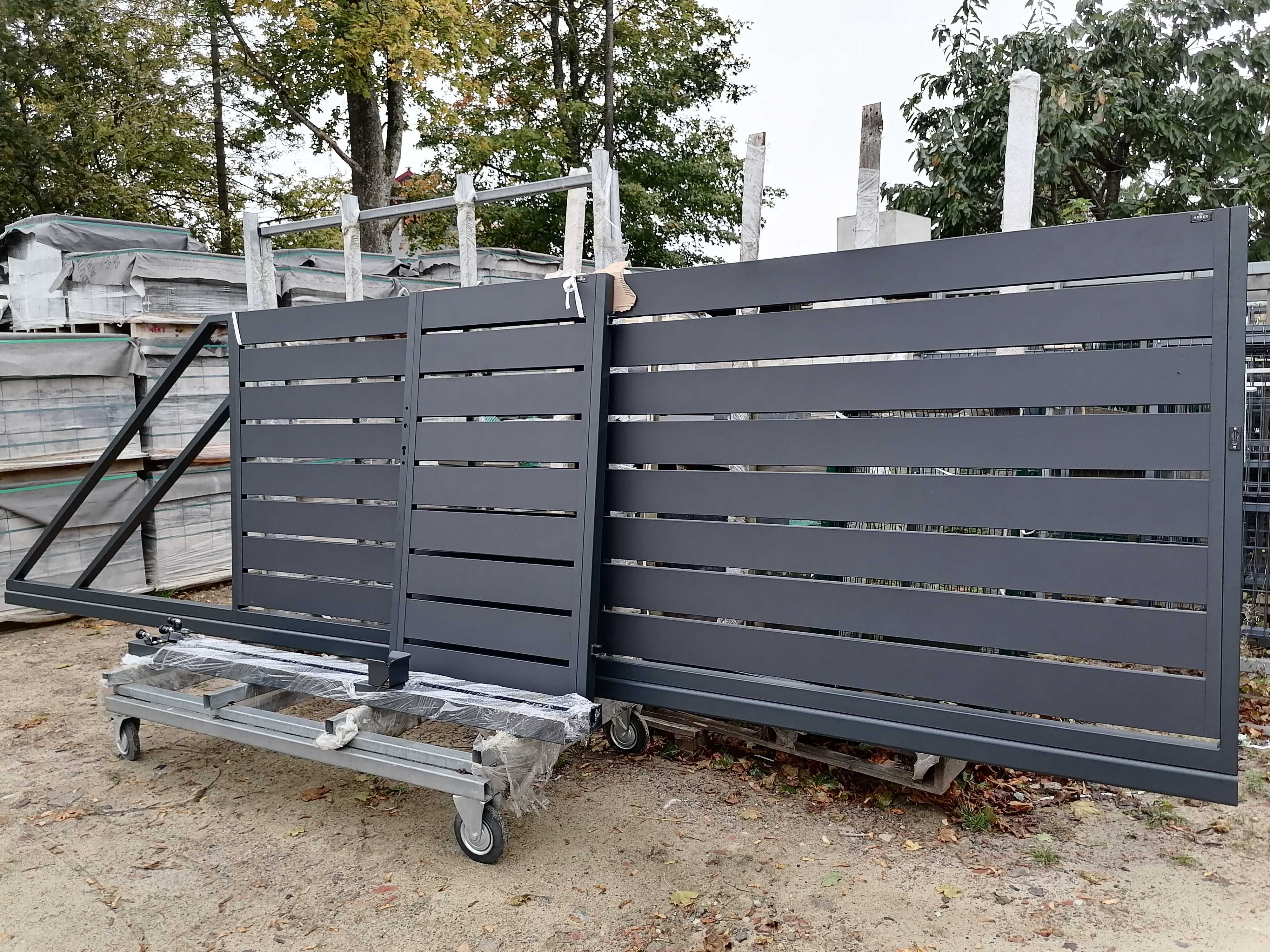 Ogrodzenie 3D brama dwuskrzydłowa przesuwna furtka przęsło Palisada