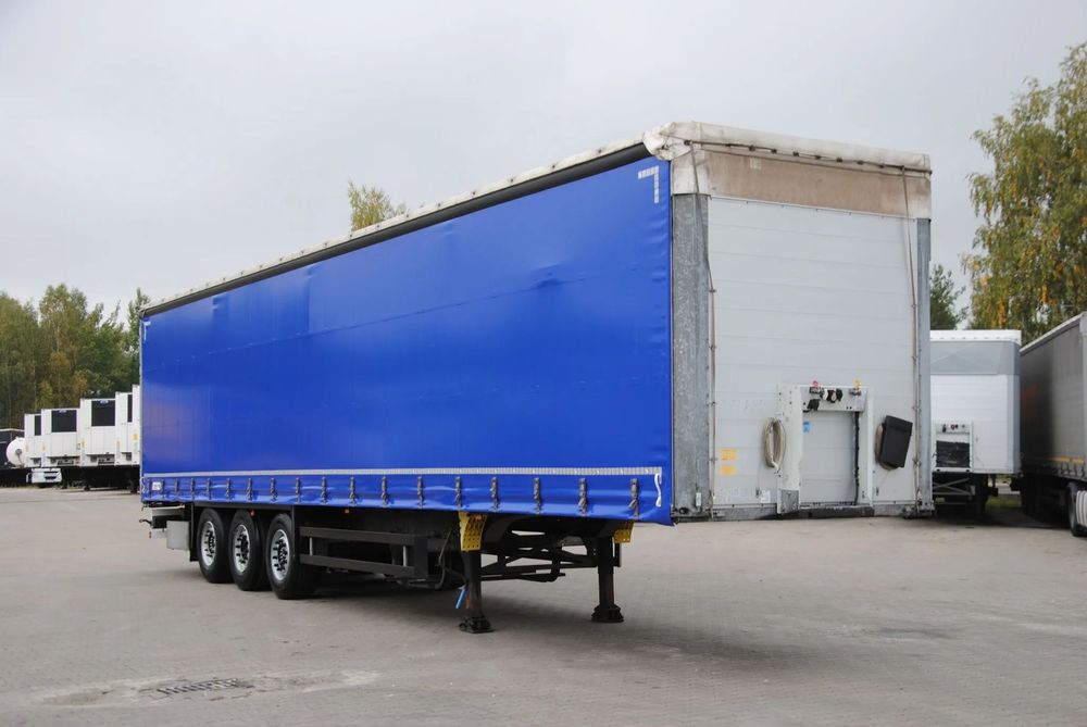 Schmitz Cargobull SCS kurtyna  SCS, nowa plandeka, podnoszona oś, multilock, certyfikat XL, stan bdb