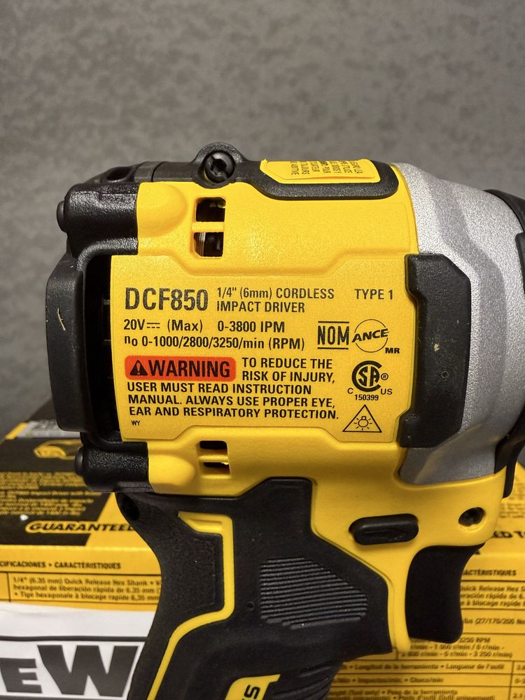 Імпакт dewalt dcf 850