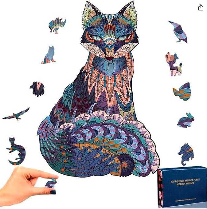 Drewniane Puzzle dla dzieci i dorosłych