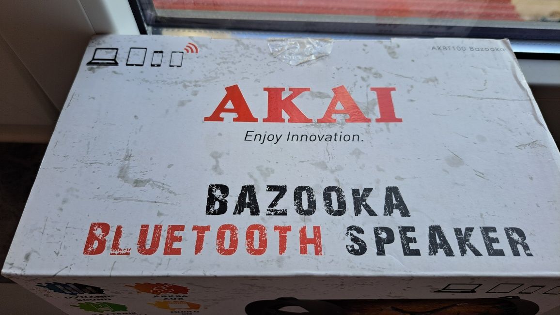 Coluna Akai Bazooka NOVA