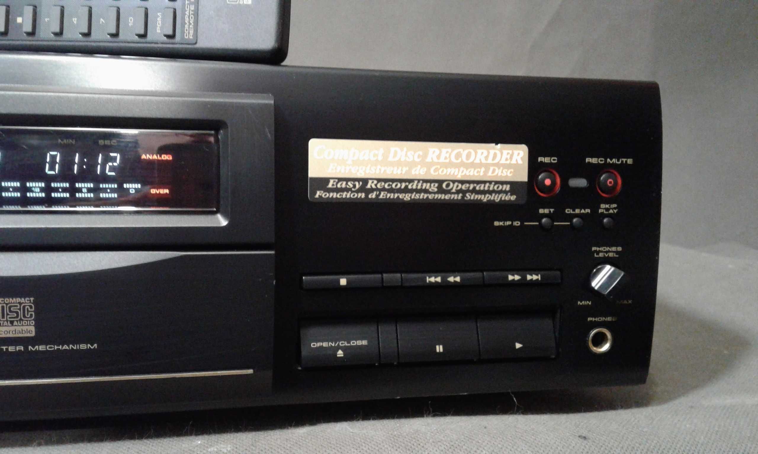 PIONEER PDR-04,pilot,nagrywarka audio cd