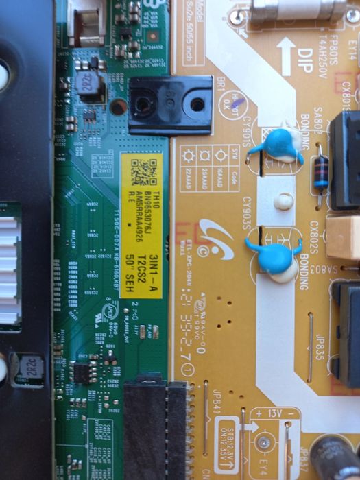 Продам материнку и блок питания на samsung UE50AU7100UXUA