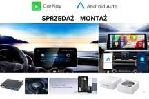 Montaż Car Audio Radia Android CarPlay GPS Kamery Cofania Czujniki Led