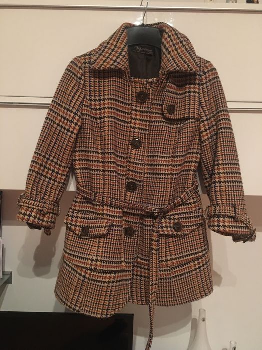 Casaco cintado em Tweed ZARA