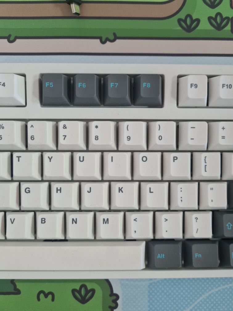 Leopold FC900R White and Grey PD Wired Keyboard / Леопольд клавиатура