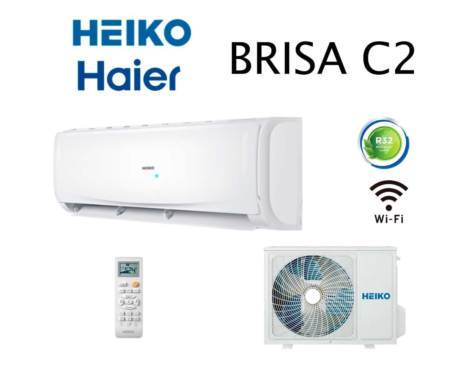 Klimatyzator HEIKO/HAIER  3,5kw Brisa Wifi Ogrzewanie