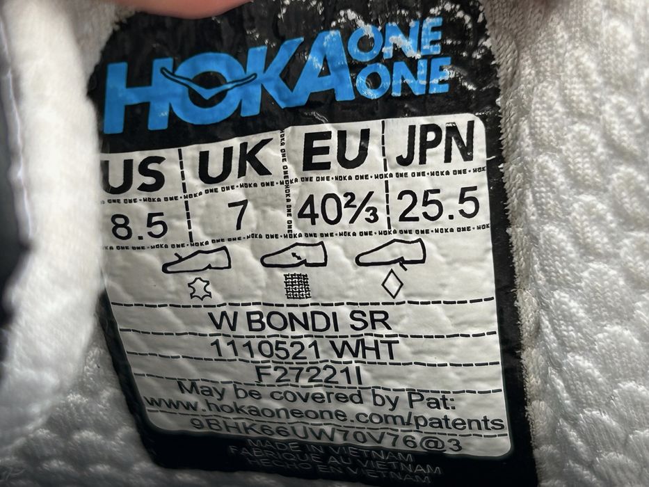 Оригінал! Кросівки Hoka Bondi SR 40.5 розмір MM874