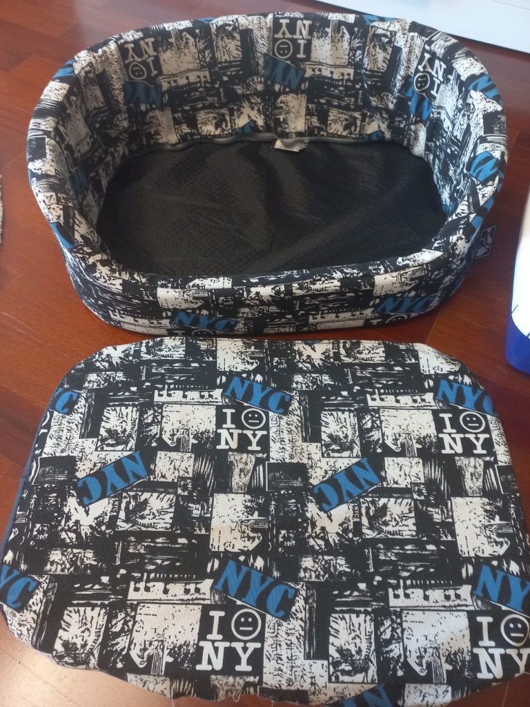 Cama + caixa de areia para gato
