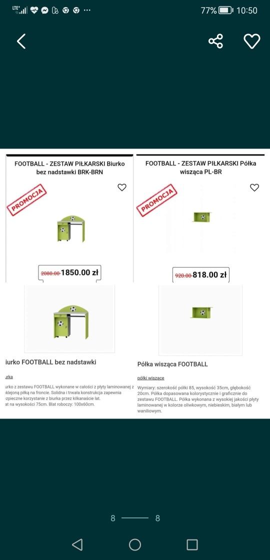 Zestaw mebli dla dziecka Football