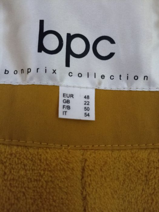 Kurtka parka - musztardowa