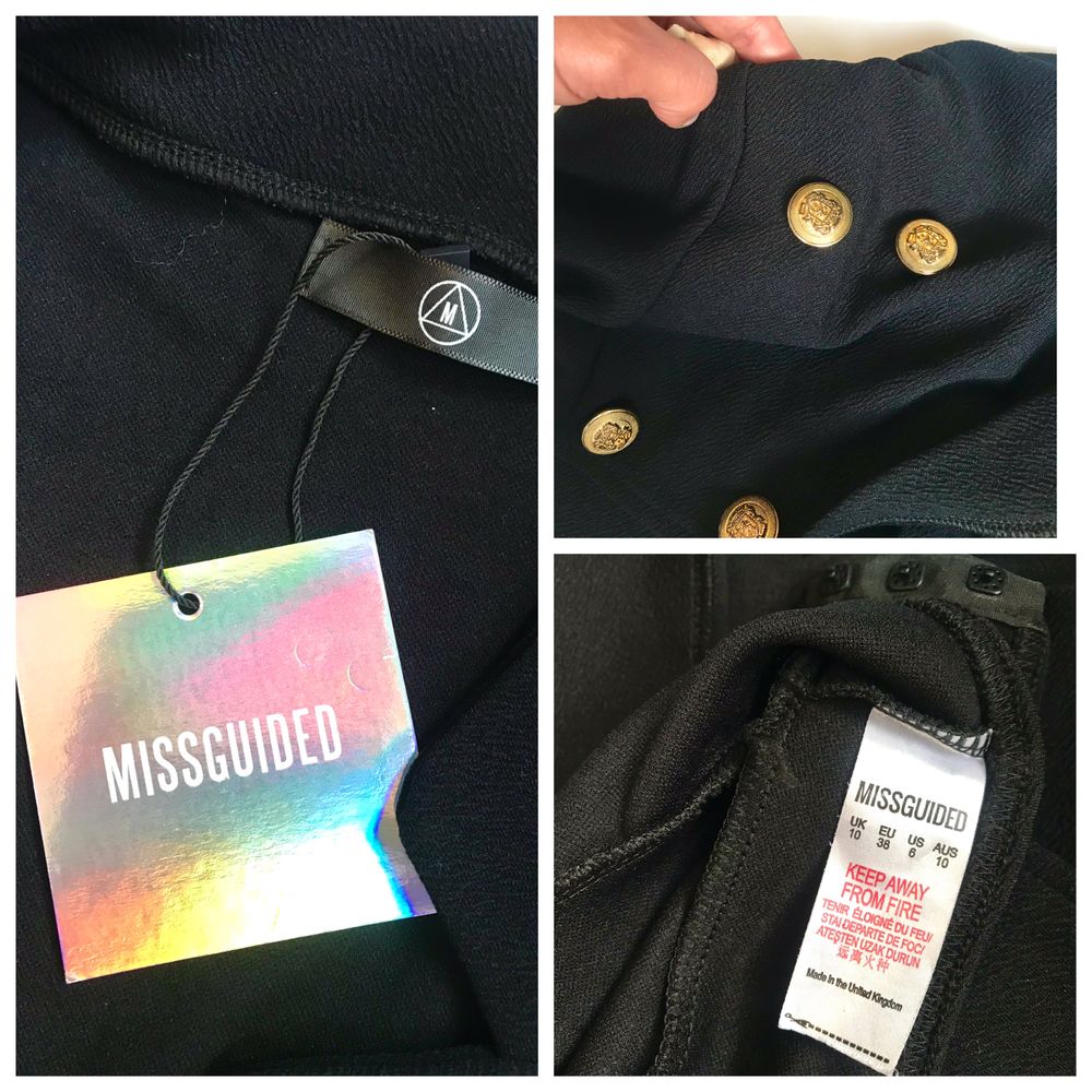 Боді Чорний. MISSGUIDED. Стильний. S/M роз. (10). Новий.