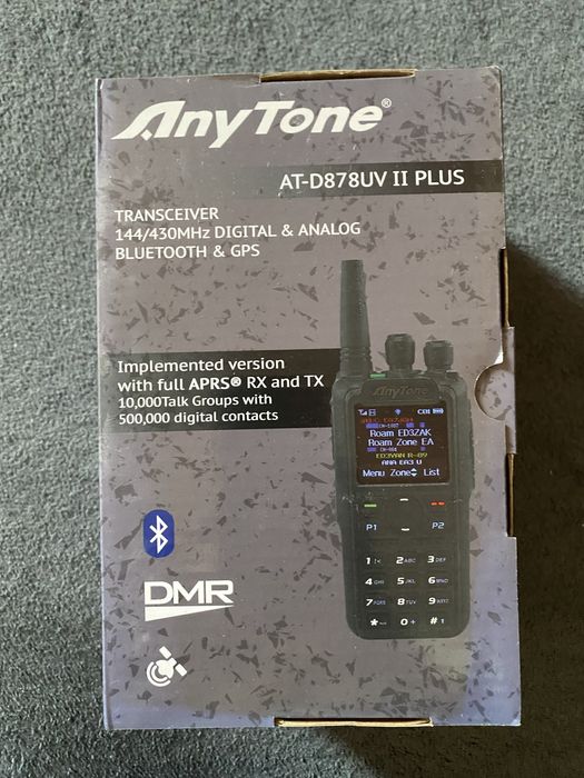 Рація Anytone AT-D878UVII PLUS 2 акумулятори AES256