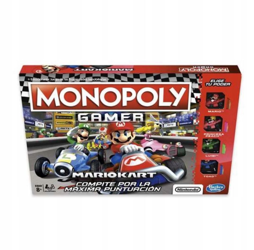 Gra planszowa Hasbro Monopoly Mario Kart