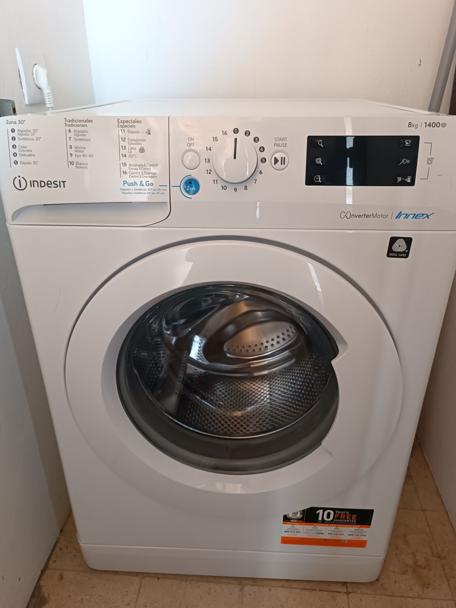 Máquina de lavar Indesit 8kg