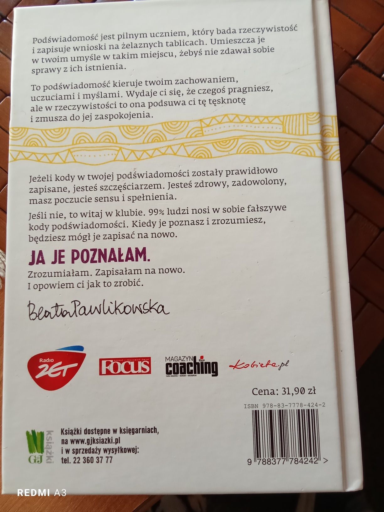 Książka,,księga kodów podświadomości,,