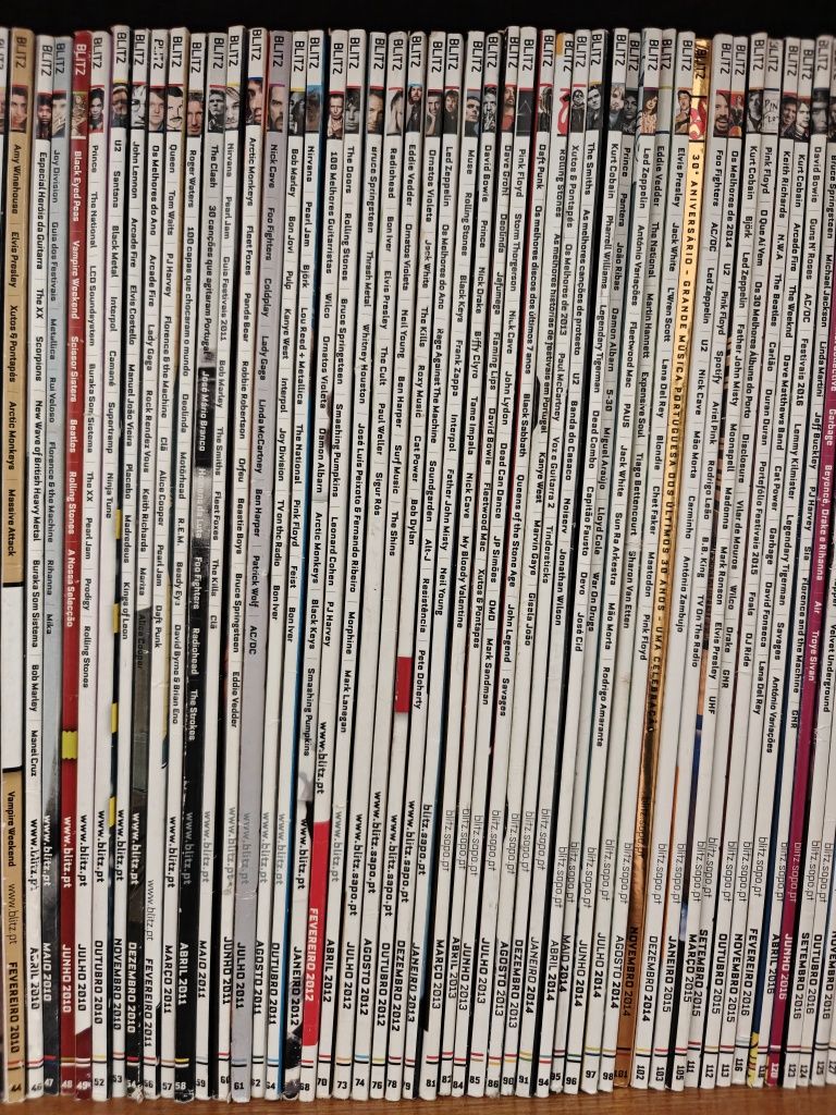 Revistas Blitz incluindo edições especiais