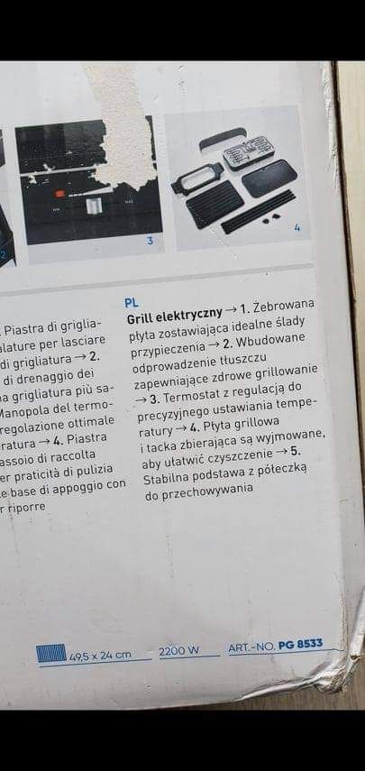 Nowy grill elektryczny