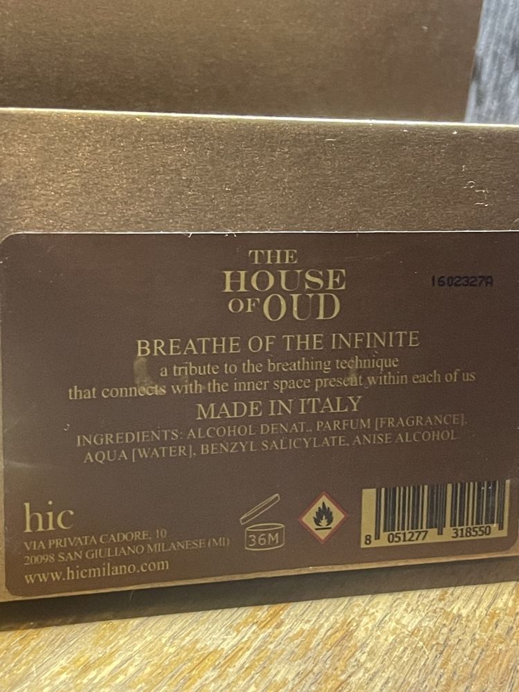 ОРИГИНАЛ The house of oud breath of the infinite оригинал парфюм духи