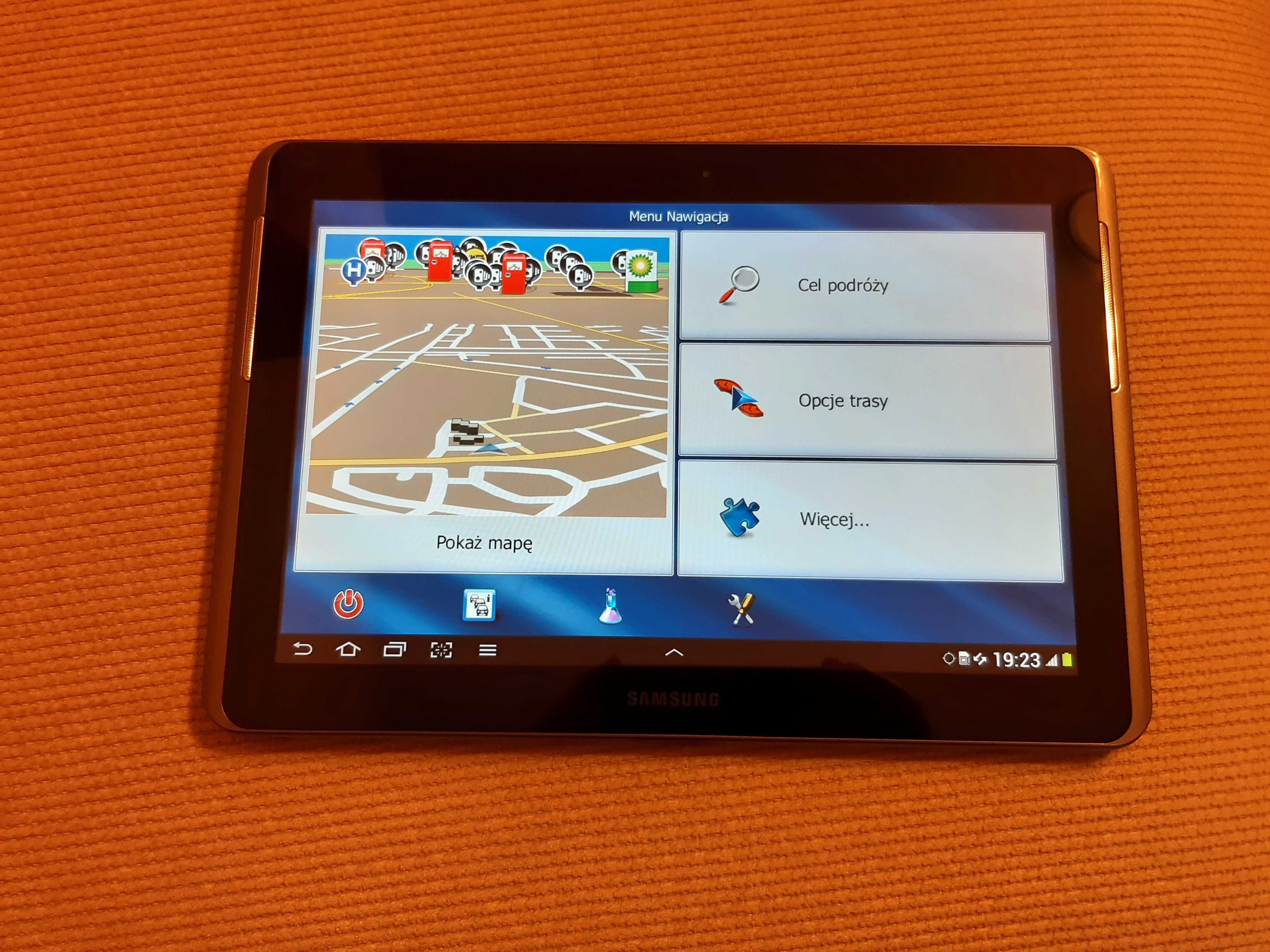 Tablet Samsung Galaxy Tab 2 10 cali Nawigacja IGO Primo Truck
