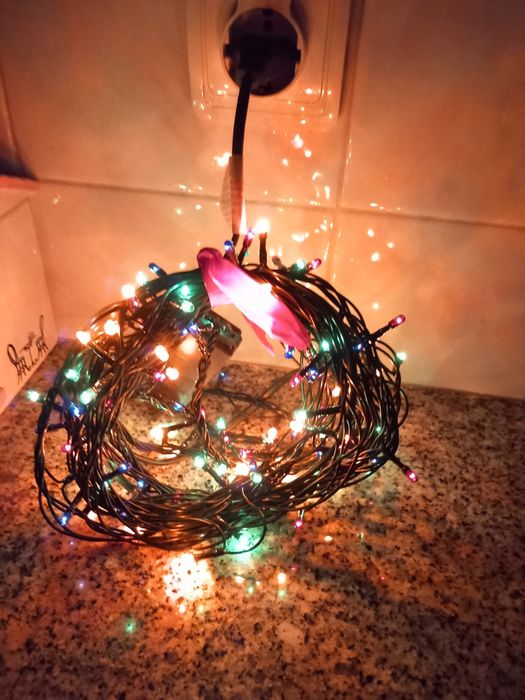 ENFEITES DE NATAL INCLUÍNDO LAMPADAS. Casa,Quarto,Sala,Cozinha,Garagem