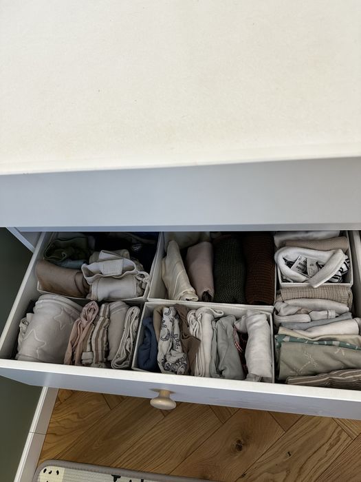 Komoda Myllra biała z przewijakiem i matą gratis