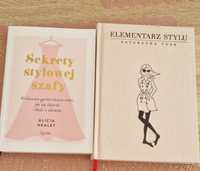 Książki  "Elementarz stylu" i "Sekrety stylowej szafy: