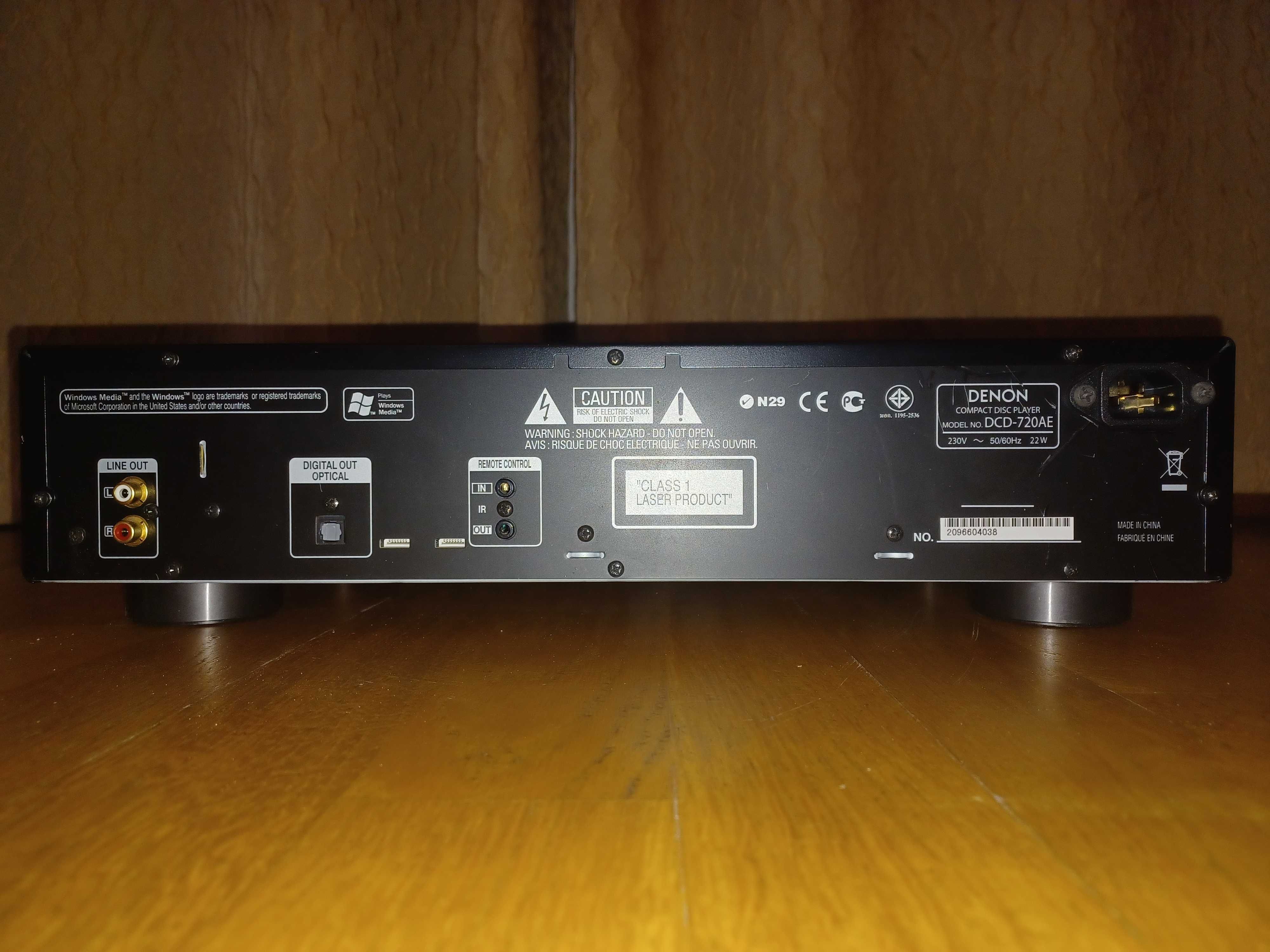 Wzmacniacz DENON PMA 720AE i Player DENON DCD 720AE