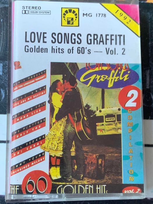 Love Songs Graffiti - Golden Hits of 60's Vol.2 - kaseta -stan EX!
