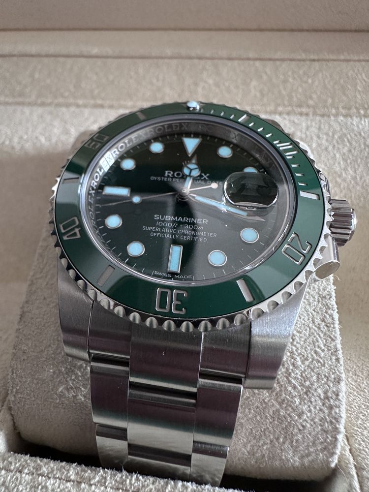 Rolex Submariner Date HULK 2019 full set