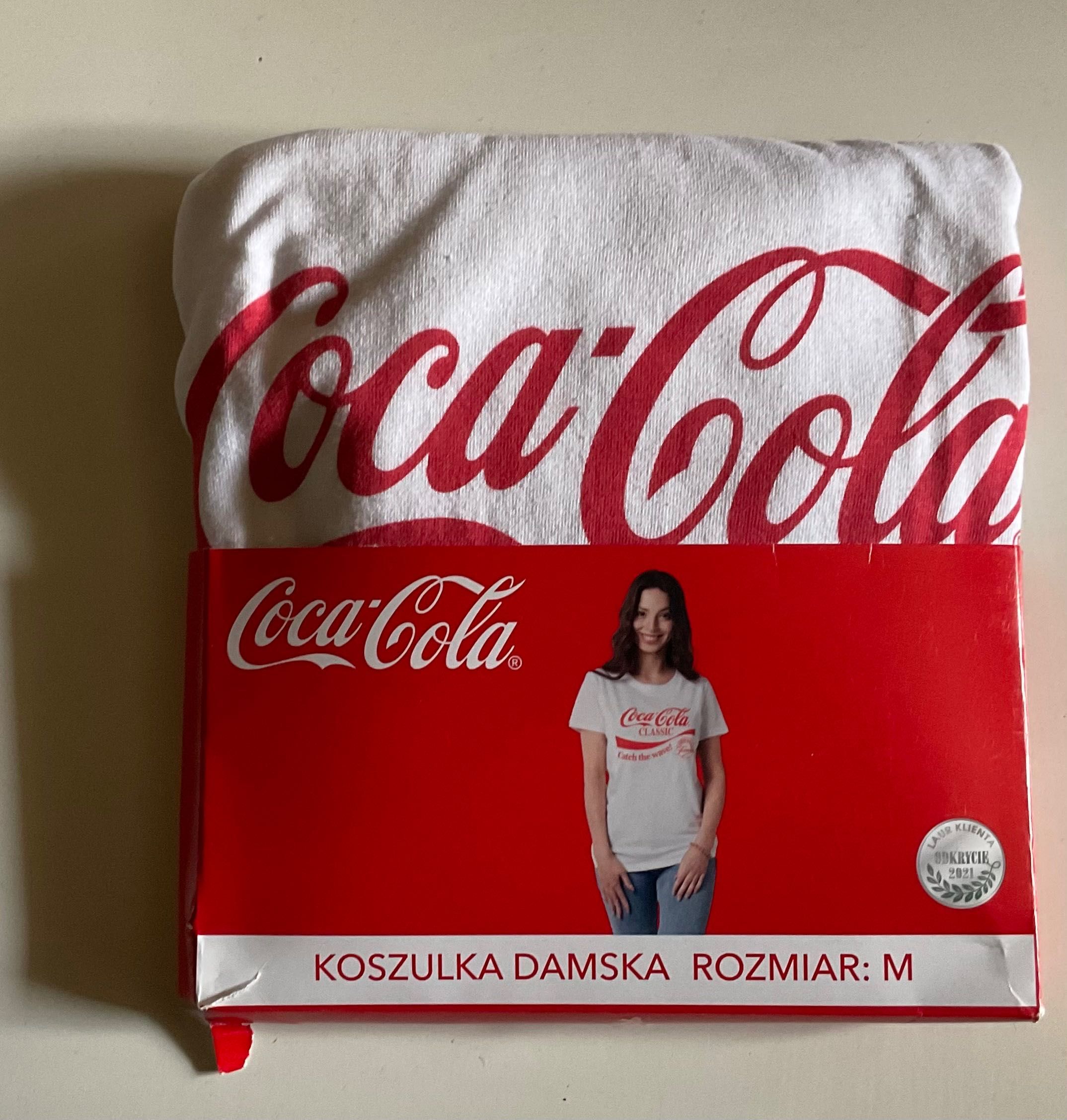 Koszulka Tishirt damska Coca-Cola  biała rozmiar M