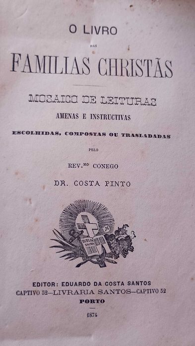 O Livro das Famílias Christãs 1874