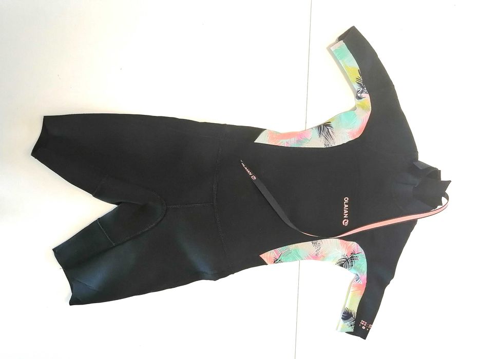 Fato de surf menina T- 8 anos, neoprene 2,2mm.