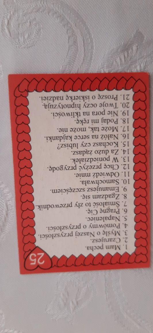 Karty dla młodzieży Flirt