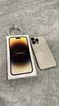 Iphone 14 pro max dourado 128gb 100% bateria