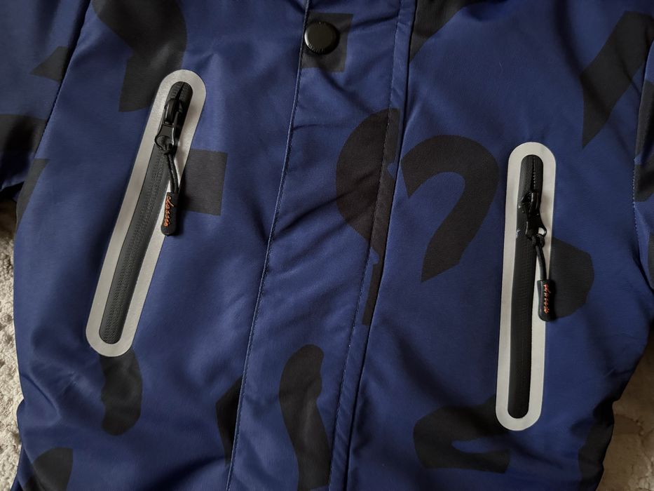 Дитячий зимовий мембранний термо комбінезон на хлопчика дівчинку86-110