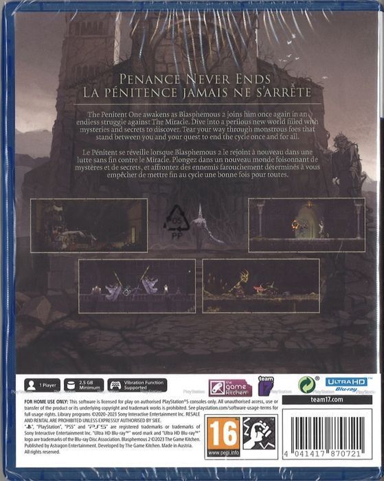 Blasphemous 2  (PS5) Gra nowa w folii