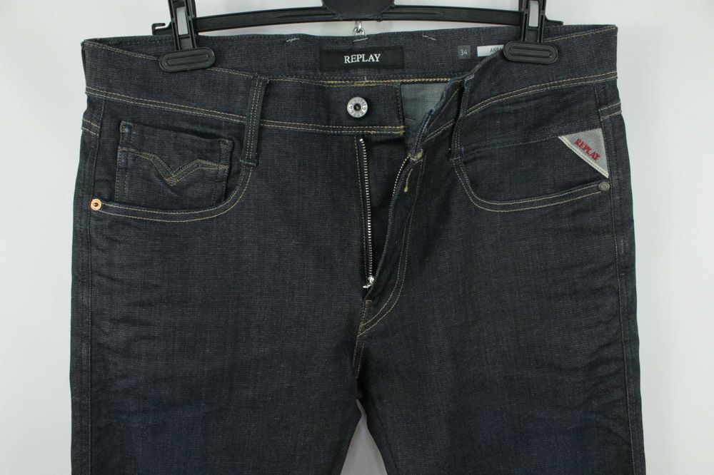 Круті брендові джинси Replay Anbass Hyperflex Stretch Розмір W32/L32