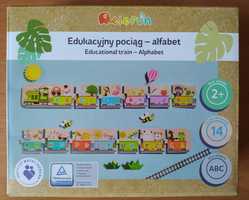 Edukacyjny pociąg 190cm - alfabet