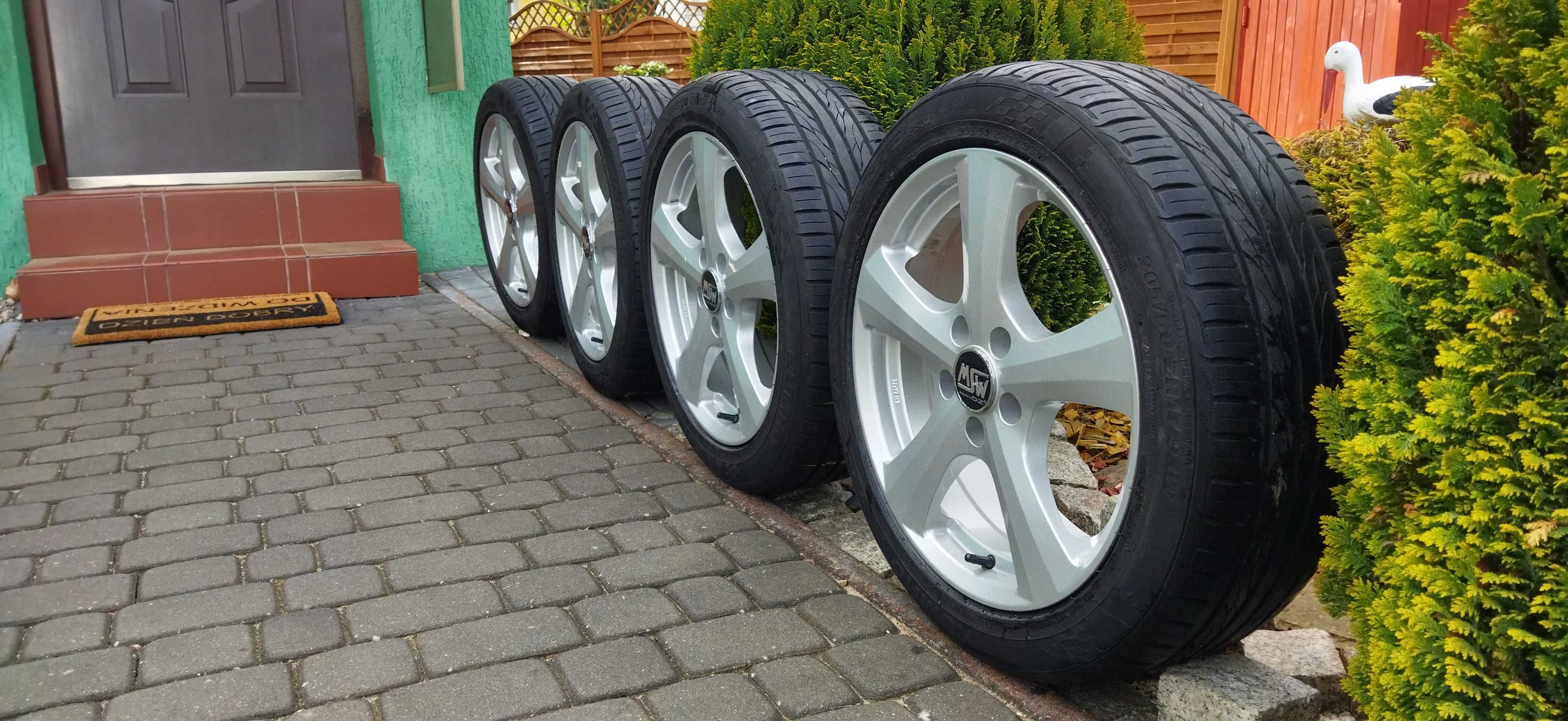 5x112 17 Cali Koła 205/50/17 Audi A3 VW Golf V Touran Caddy Passat B6