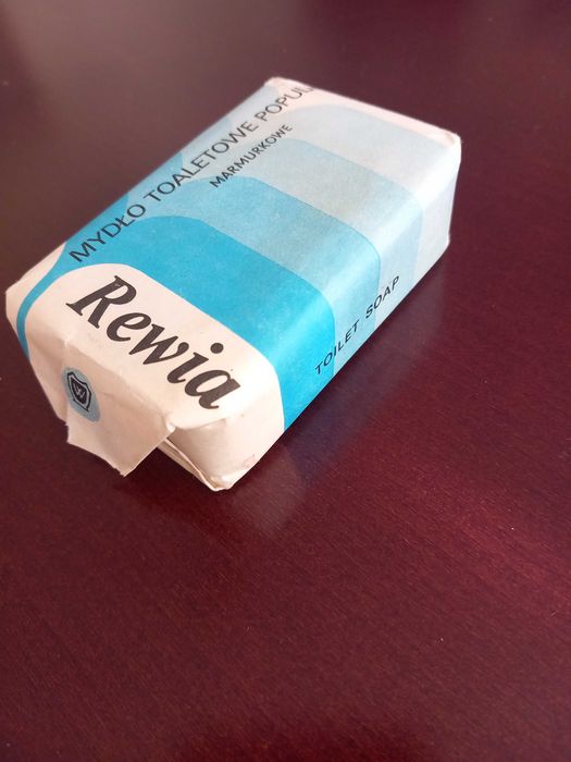 Mydło toaletowe popularne Rewia z epoki PRL